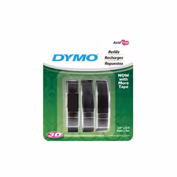 Dymo 1741670 Black Labelmaker Refill Tape