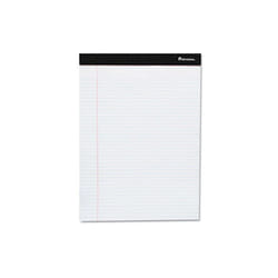 Universal  Perforated Edge Ruled Writing Pads- Legal- 6 Pads-Pack- White