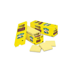 3M  Super Sticky Notes  3 x 3  Canary Yellow  24 90-Sheet Pads Pack