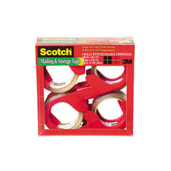 3M  Moving & Storage Tape  1.88&apos;&apos; x 38.2 yards  3&apos;&apos; Core  Clear  4 Rolls/Pack