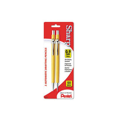 Pentel  Sharp Automatic Pencil  0.9 mm  Yellow Barrel  2-Pack