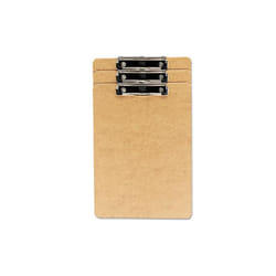 Universal  Recycled Clipboard- .5 in. Capacity- Holds 8.5w x 14h- Brown- 3-Pack
