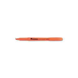 Universal  Pocket Clip Highlighter- Chisel Tip- Fluorescent Orange Ink- 12/Pk