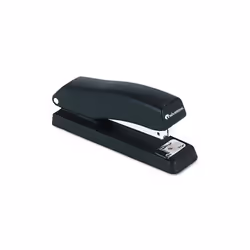 Universal  Economy Half Strip Stapler  12-Sheet Capacity  Black