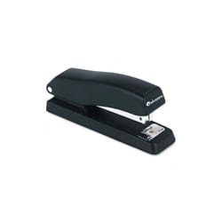 Universal  Economy Half Strip Stapler  12-Sheet Capacity  Black