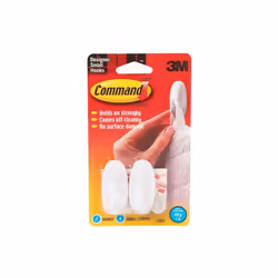 3m Small Designer Hooks With Command Adhesive