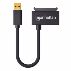 Manhattan USB-A to SATA 2.5" Adapter Cable, 42cm, Male to Male, 5 Gbps (USB 3.2 Gen1 aka USB 3.0), Supports 48-bit LBA, SuperSpeed USB, Three Year Warranty, Blister - Additional view 4