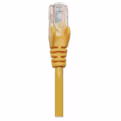Intellinet Network Patch Cable, Cat5e, 0.5m, Yellow, CCA, U/UTP, PVC, RJ45, Gold Plated Contacts, Snagless, Booted, Lifetime Warranty, Polybag - Additional view 4