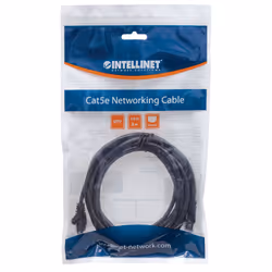 Intellinet Network Patch Cable, Cat6, 1.5m, Black, CCA, U/UTP, PVC, RJ45, Gold Plated Contacts, Snagless, Booted, Lifetime Warranty, Polybag - Additional view 5