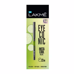 Lakme Eyeconic Insta Cool Kajal, Black, Cooling Kohl Liner 0.35 g
