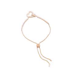 Swarovski Lovely Collection Rose Gold Heart Bracelet