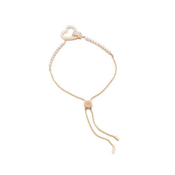 Swarovski Lovely Collection Rose Gold Heart Bracelet