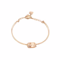 Swarovski Sparkling Dance Rose Gold Bangle Bracelet