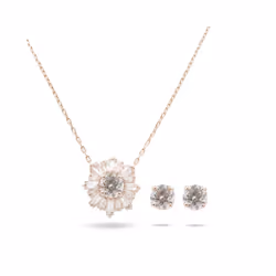 Swarovski Sunshine Flower Necklace & Earring Jewellery Set