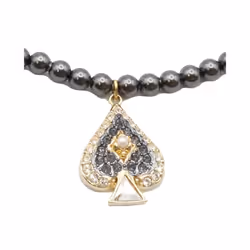 Swarovski Remix Collection Tarot Spade Gold Bracelet