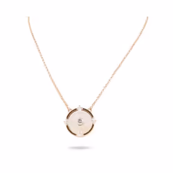 Swarovski North Collection Rose Gold Crystal Glass Necklace