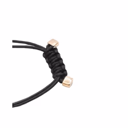 Swarovski Power Collection Black Cord Swan Bracelet