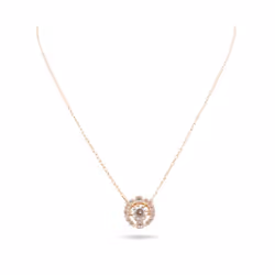 Swarovski Sparkling Dance Collection Rose Gold Necklace
