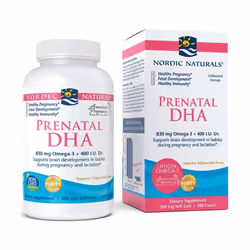 Nordic Naturals Prenatal DHA, 830mg , Unflavored, 180 softgels