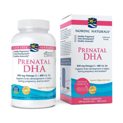 Nordic Naturals  Prenatal DHA, 830mg , Unflavored, 180 softgels