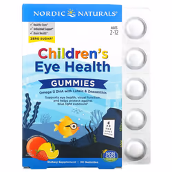 Nordic Naturals, Children's Eye Health Gummies, Ages 2-12, Strawberry Lemonade, 30 Gummies