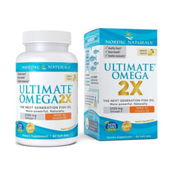 Nordic Naturals  Ultimate Omega 2X with Vitamin D3, 2150mg, Lemon, 60 softgels
