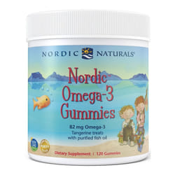 Nordic Naturals  Nordic Omega-3 Gummies, Tangerine Treats , 82mg - 120 gummies