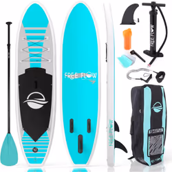 SereneLife Inflatable Stand Up Paddle Board, SUP Board- Paddleboards for Adults & Youth, Paddle Board Accessories,15.25 cm Th ...