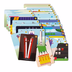 Learning Resources MathLink Cubes Numberblocks 11-20 Activity Set, Ages 3+ & Numberblocks Numberblob Counting Set, Maths Counters for Kids, Maths Teac