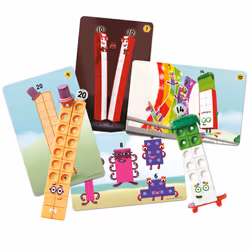 Learning Resources MathLink Cubes Numberblocks 11-20 Activity Set, Ages 3+ & Numberblocks Numberblob Counting Set, Maths Counters for Kids, Maths Teac