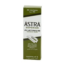 Astra Superior Platinum Double Edge Razor Blades (100 Blades)