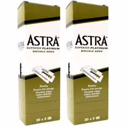 200 Astra Platinum Double Edge Razor Blades
