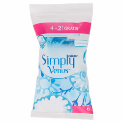 Gillette Venus simply2 4 + 2 Disposable Razors (Pack of 6)