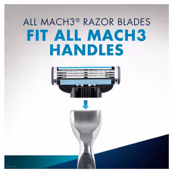 Gillette Mach3 Manual Razor Men's Blades Replacement Refills - Pack of 4 Blades - Additional view 6