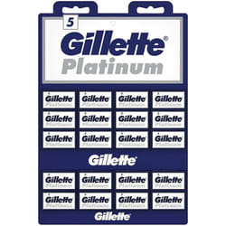 100 Gillette Platinum Double Edge Razor Blades