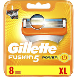 Gillette Fusion5 Power razor blades for men, 8 pieces