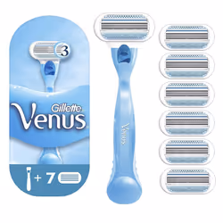 Embrace Sensitive Razor for Women with Contour Blades + 7 Refill Blades