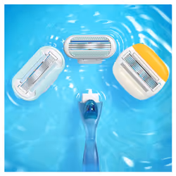 Embrace Sensitive Razor for Women with Contour Blades + 7 Refill Blades