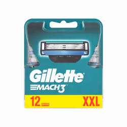 Gillette Mach3, Men, Gillette, MACH3, Black, 12 pc(s)