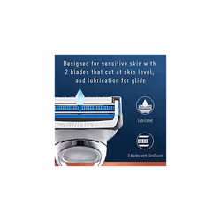 King C. Gillette Neck Razor for Men + 1 Stainless Steel Platinum Coated Refill Blade, Gift Set Ideas for Him/Dad
