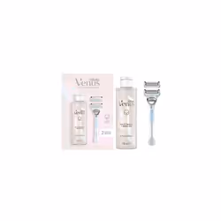 Women's Razor + 2 Blade Refills + 2in1 Shave Gel and Cleanser 190ml Bundle, Specifically Designed for Pubic Hair & Skin with  ...