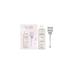 Women's Razor + 2 Blade Refills + 2in1 Shave Gel and Cleanser 190ml Bundle, Specifically Designed for Pubic Hair & Skin with A PH Balance