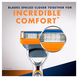 Gillette Fusion Power Mens Razor Blade Replacement Refill Cartridges - 4 Pack