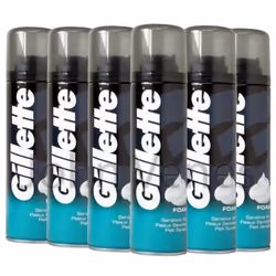 Gillette Shaving Foam - Sensitive 200ml x6