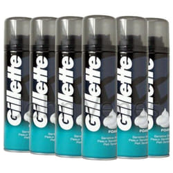Gillette Shaving Foam - Sensitive 200ml x6