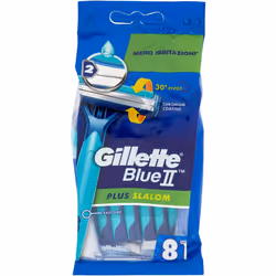 Gillette Blue II Plus Disposable Razor (Pack of 8)