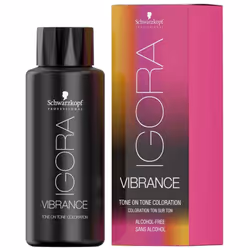 Schwarzkopf Professional Igora Vibrance Demi-Permanent Tone on Tone Hair Color (6-46 Dark Blonde Beige Chocolate)
