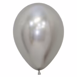 Amscan 20014160, Toy balloon, Latex, Silver, 30 cm, 1 pc(s)
