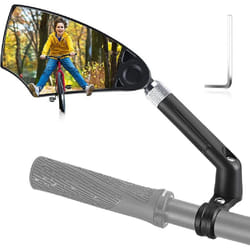 Bicycle Mirror Retractable & 360 Adjustable - Rear View Mirror Bicycle Anti-Glare for Ebikes MTB Road Bike - Left-1