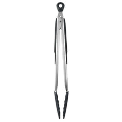 1101980 Good Grips Locking Tongs with Silicone Heads , Black , 12 inch